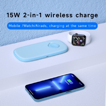 15w 2-in-1 wireless charge